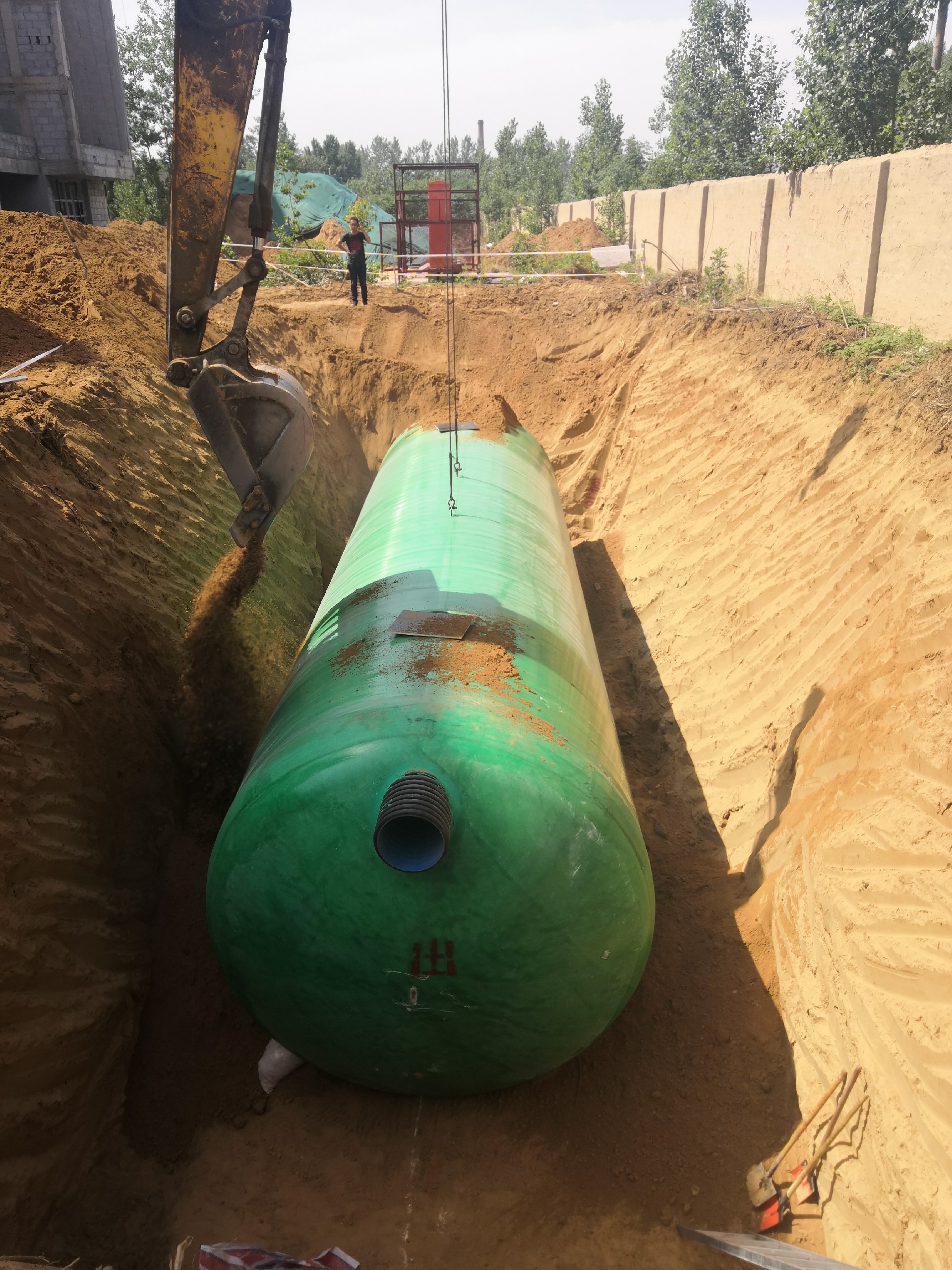 三門峽學校玻璃鋼化糞池工程施工廠家-加工安裝定做